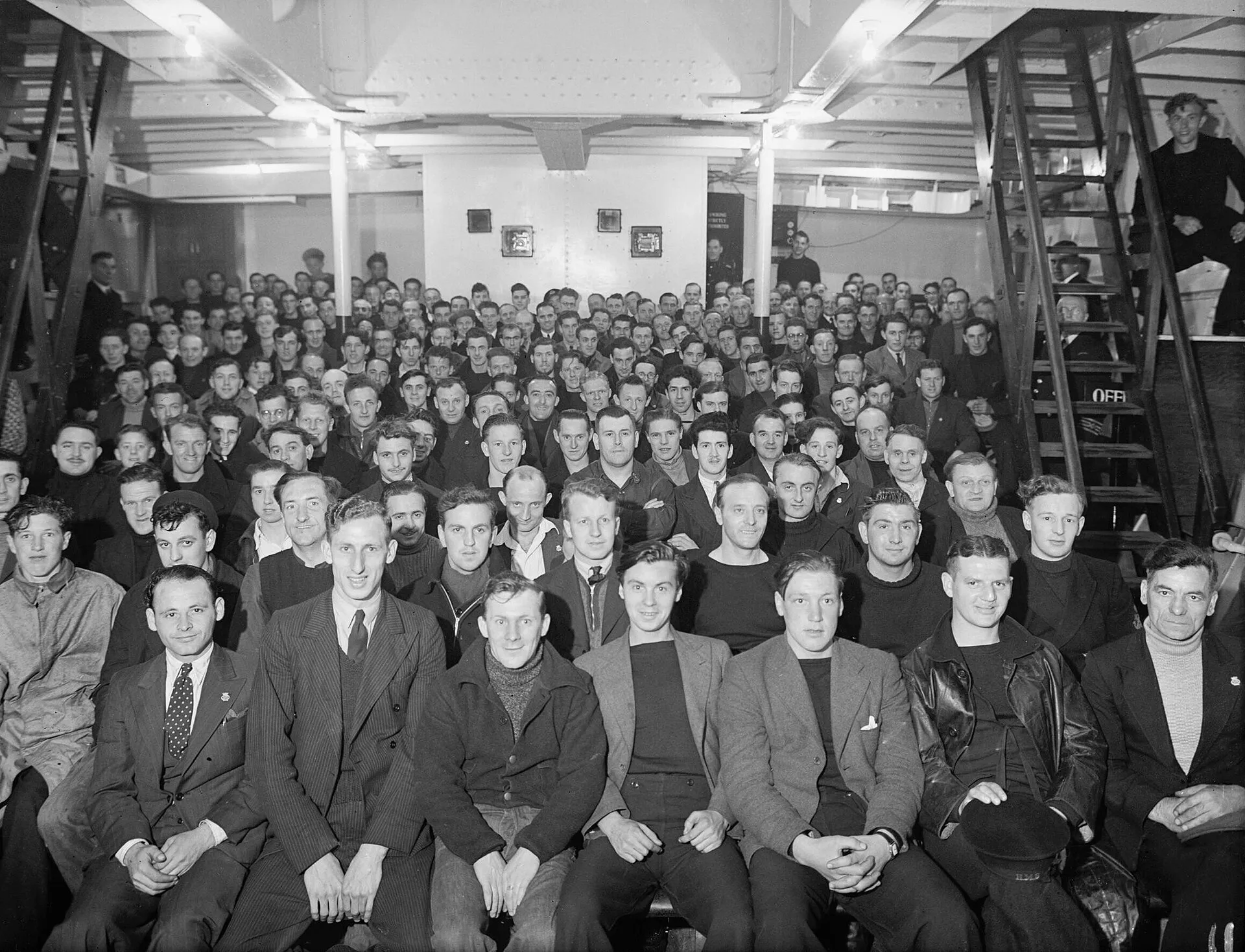 audience watching film in a cinema