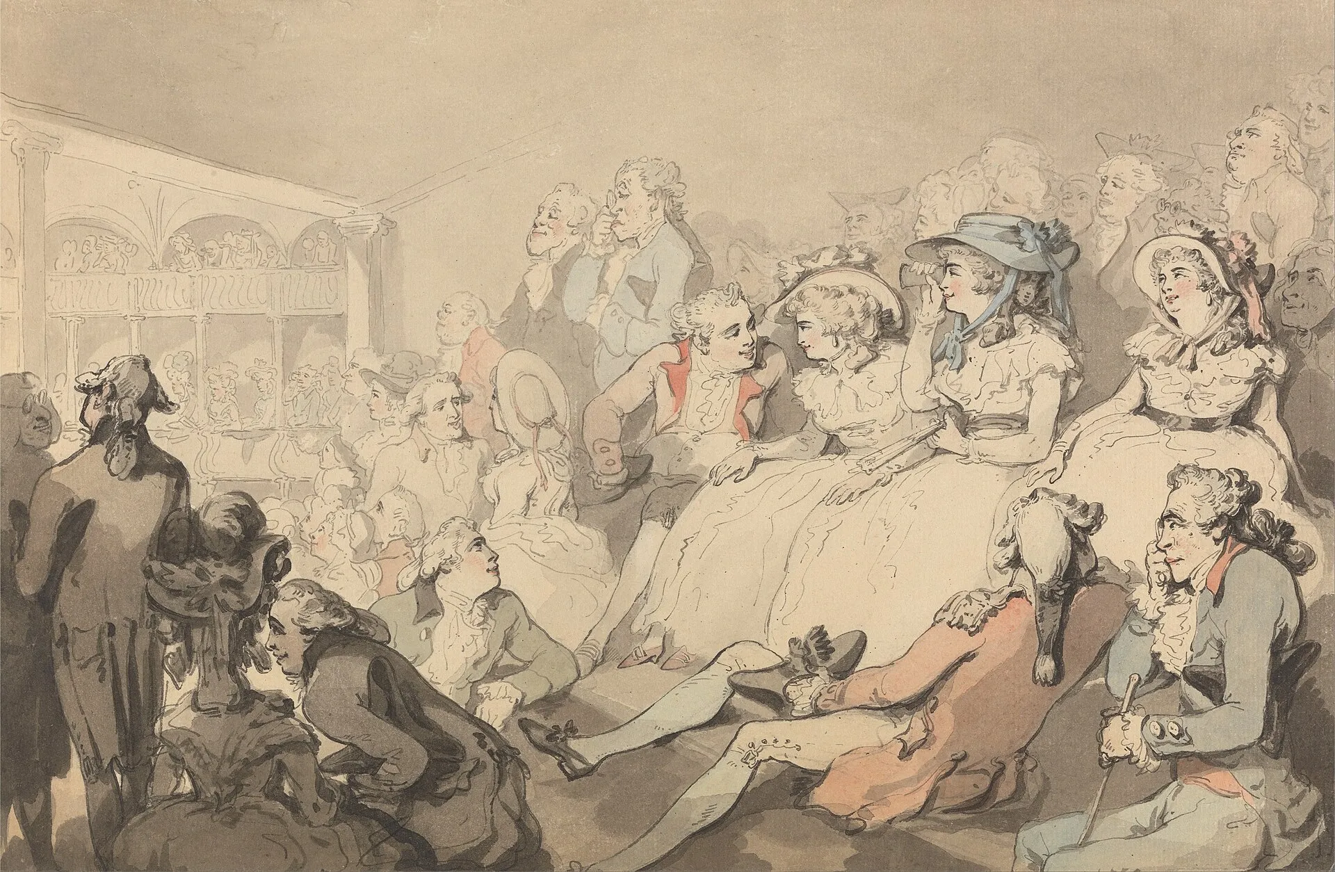 audience watching theatre play